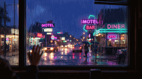 Chuva no vidro · ao amanhecer