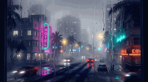 Chuva no vidro · na neblina