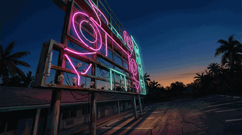 Letreiro de motel · ao meio-dia 2
