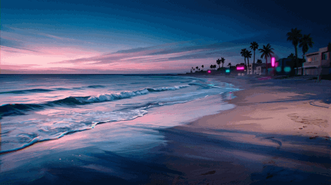 Mar em loop · ao amanhecer 2