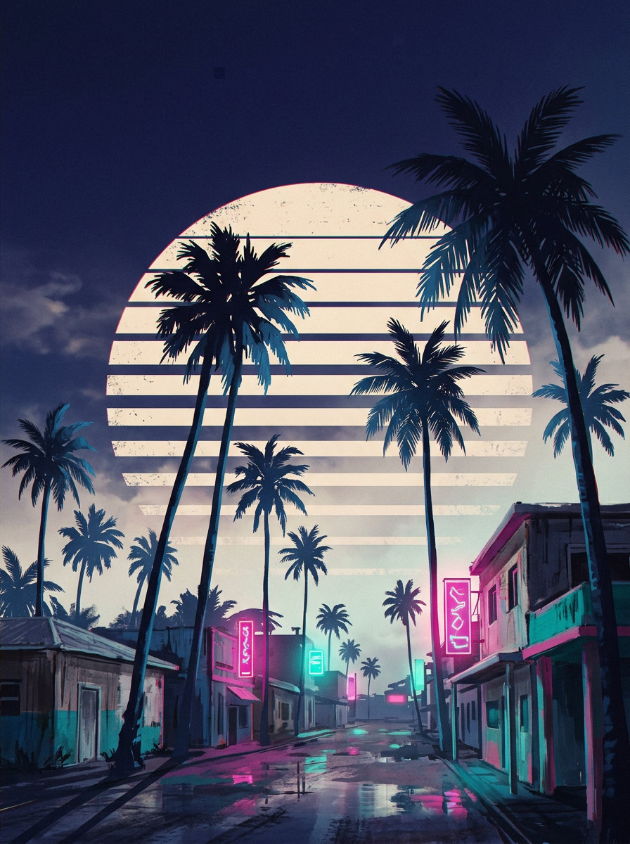 Sol de neon · ao amanhecer 2