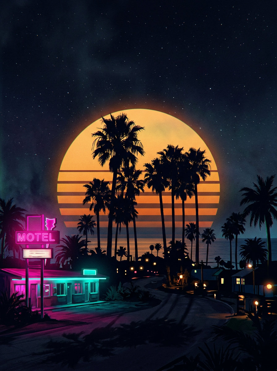Sol de neon · em noite fechada 2