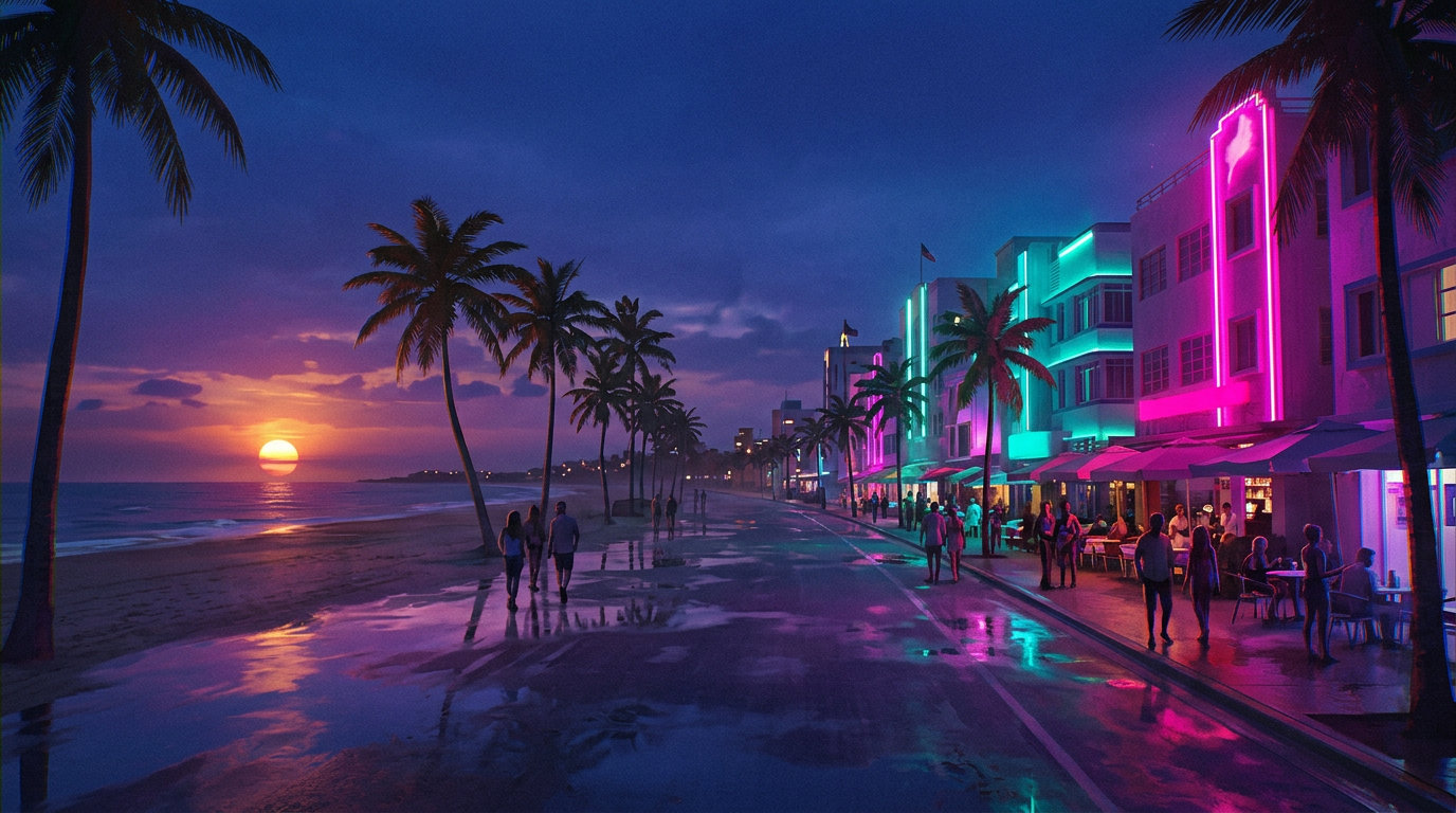 Sol na orla · sob o neon 2