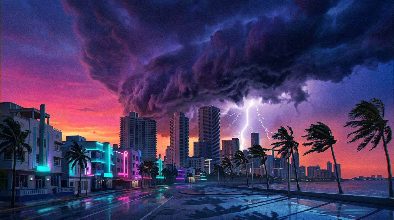 Tempestade tropical · ao amanhecer 2